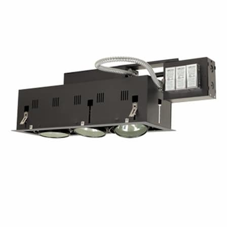 Jesco 3 - Light Double Gimbal Linear Recessed Fixture Low Voltage MGRA175-3ESB